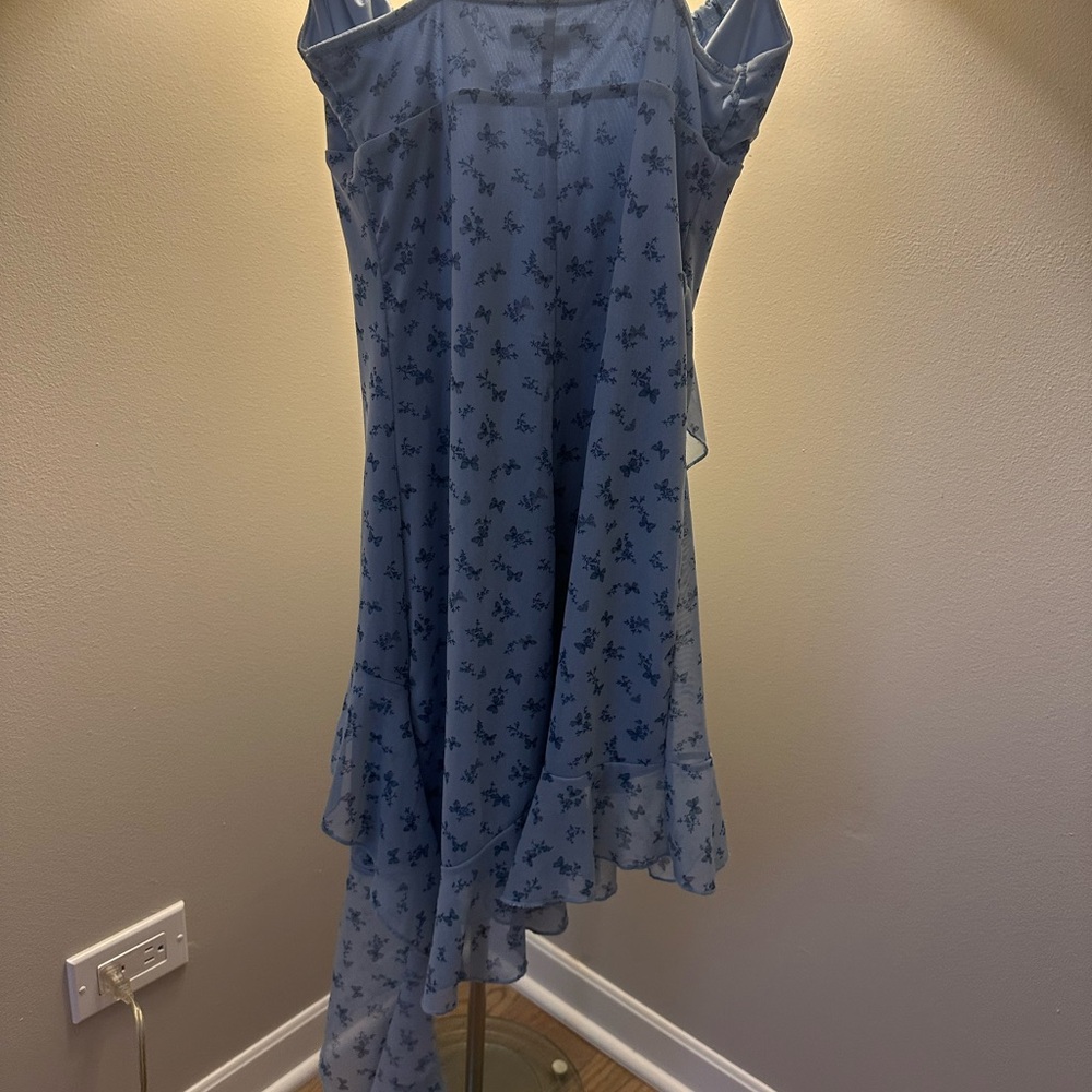 Aeropostale Light Blue Floral Dress - Picture 3 of 5